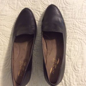 Dark Brown Wedge Loafers